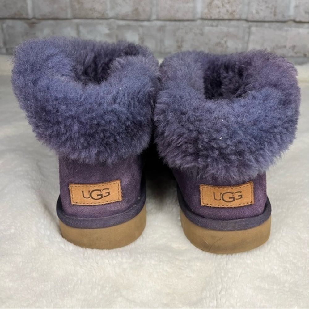 Ugg Mini Bailey Button Purple Size 10 - image 3